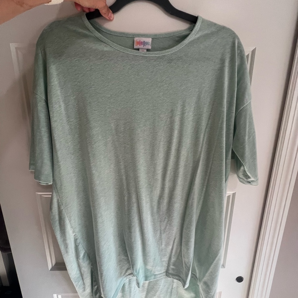 LuLaRoe Light Green Casual Top